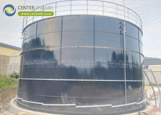 Glasgelijnd stalen septische opslagtanks met glazen met staal gesmolten daken: de ideale oplossing voor het opslaan van afvalwater