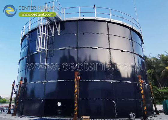 Industriële watertanks van gespannen staal voor de fermentatie-industrie per centrum van het glazuur