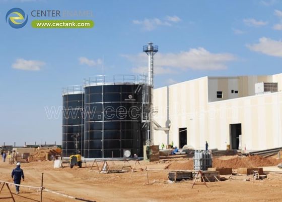 700,000 Gallon Leachate Storage Tanks met Aluminium Alloy Trough Deck Daken
