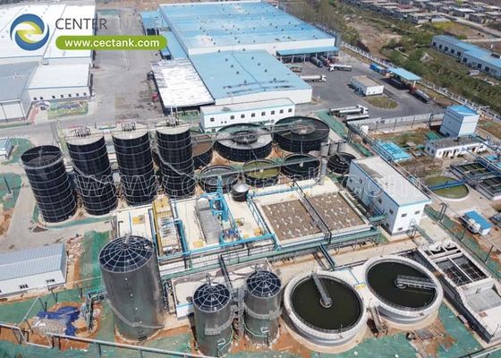Gelaagde afvalwatertanks voor biogasinstallaties en afvalwaterzuiveringsinstallaties