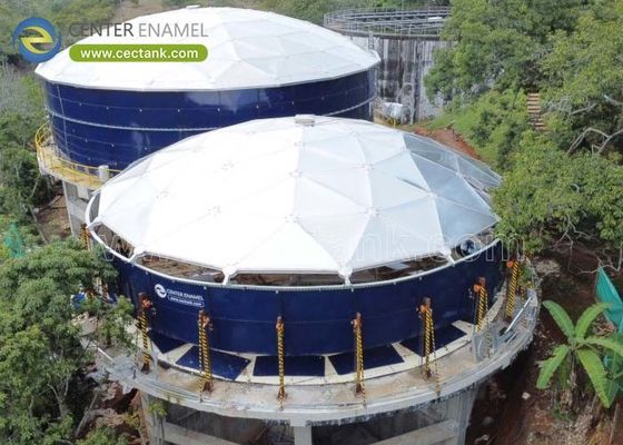Geklemde stalen drinkwatertankjes met aluminiumkoepel daken: de ideale oplossing voor veilige en efficiënte wateropslag