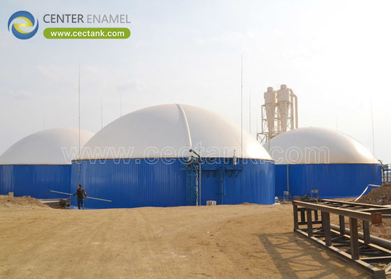 Het volume van de tank kan gemakkelijk worden uitgebreid: de modulaire met glas beklede stalen tankoplossing voor CSTR-reactoren en opslag van afvalwater