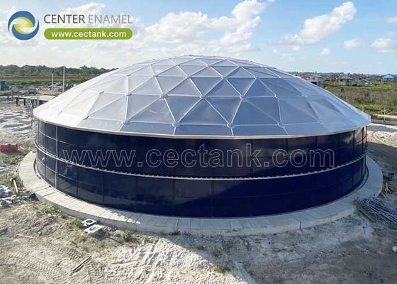 Centrale glazuur van aluminium koepel daktanks Ontworpen voor superieure opsluiting en duurzame prestaties