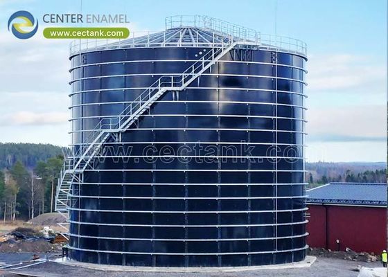 Verscheidenheid en betrouwbaarheid van ronde metalen watertanks Centrum Ingenieursoplossingen van enamel voor verschillende opslagbehoeften