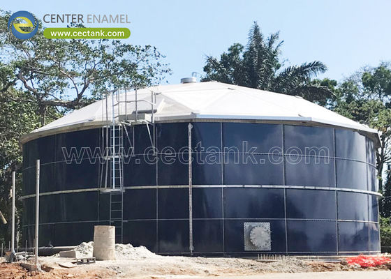Center Enamel kan aluminium daken leveren voor Cambodjaanse olieopslagtanks