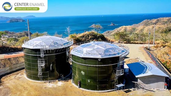 Center Enamel kan aluminium daken leveren voor Belarus Crude Oil Storage Tanks