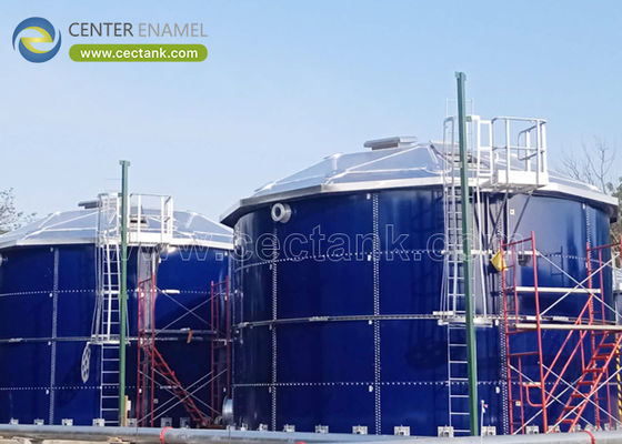 Center Enamel kan aluminium daken leveren voor Olieopslagtanks