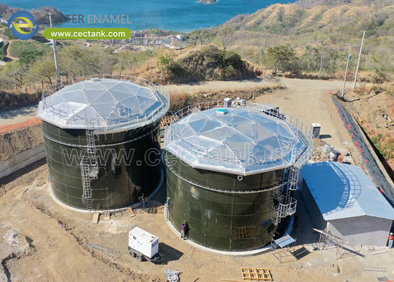 Centrale emaille kan externe drijvende dak voor China Oil & Gas Storage Tanks