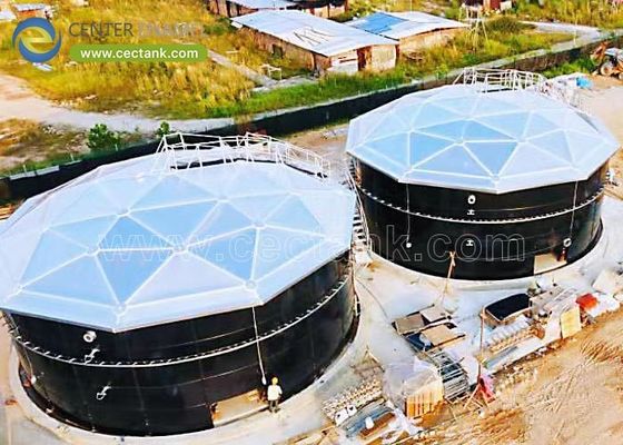 Centrale emaille kan een externe drijvend dak bieden voor olie- en gasopslagtanks in Guinee