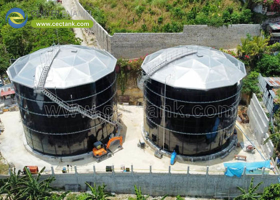 Centrale emaille kan externe drijvend dak bieden voor olie- en gasopslagtanks in Madagaskar