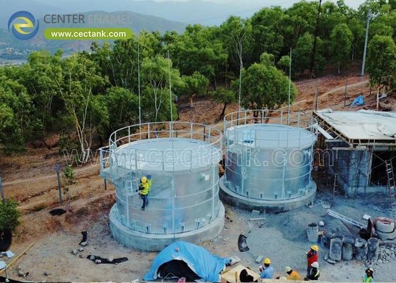 China Gegalvaniseerde gespannen industriële wateropslagtanks Fabrikant