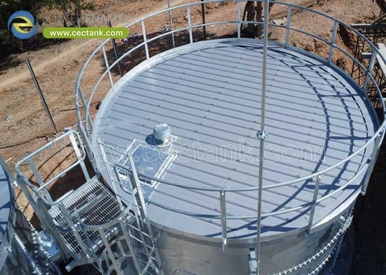 Duurzaam gegalvaniseerd stalen opslagtanks ontworpen voor drinkwaterreservoirs