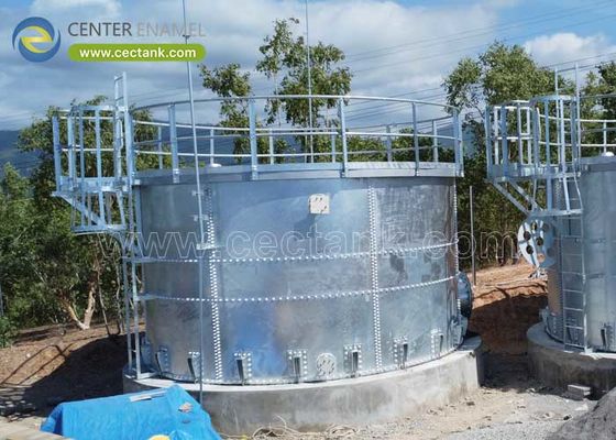Efficiëntie en Veiligheid Gegarandeerd Gespecialiseerde Gegalvaniseerde Stalen Tanks voor Drinkwaterzuiveringsinstallatie Operaties