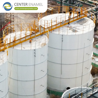 Betrouwbare met epoxy gecoate stalen gasopslag biogas tanks Maximaliseren van de biogas opslagcapaciteit met geïntegreerde gasopslagsystemen