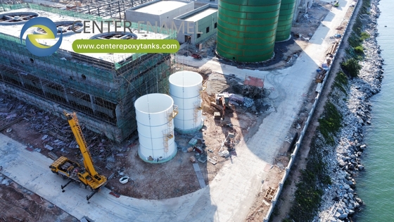 Epoxy-gecoate met stalen bolten voorzien tanks voor drinkwater: betrouwbare opslag voor drinkwater