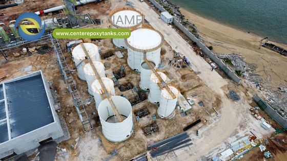 Met epoxy gecoate stalen bouttanks voor industrieel afvalwater: Beheert industrieel afval effectief
