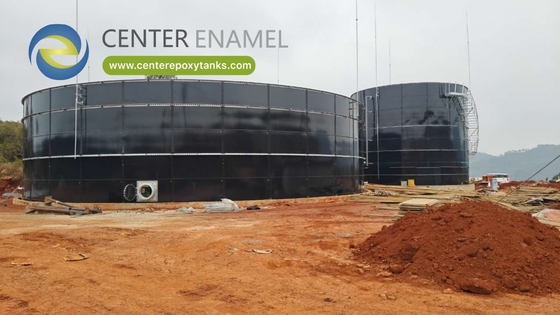 Epoxy-gecoate stalen gespeld tanks voor opslag van afvalwater: betrouwbare afsluiting van het afvalwater