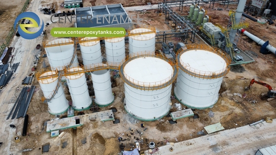 Epoxy-gecoate stalen boltten voor kippenbakken Biogasverteringsapparaten: omzetten van pluimveelafval in biogas