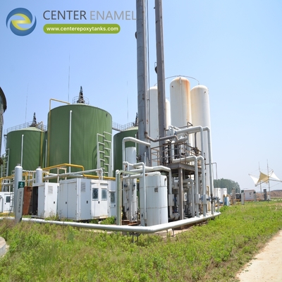 Dubbele membraan daken voor anaërobe verwarmers: essentieel voor het opvangen en opslaan van biogas.