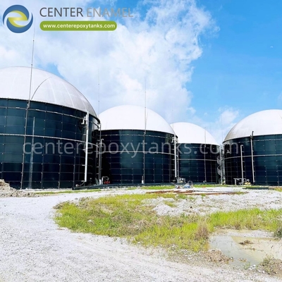 Dubbele membraan daken voor anaërobe verwarmers: essentieel voor het opvangen en opslaan van biogas.
