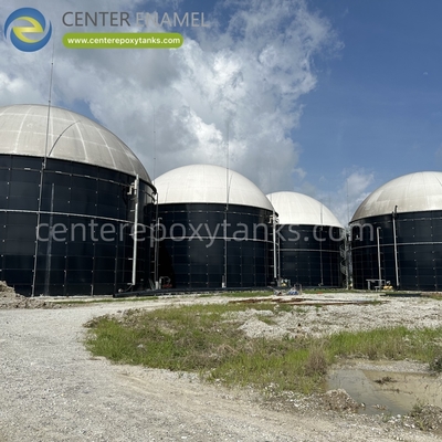 Dubbele membraandaken voor vergistingstanks: Een essentieel onderdeel voor biogasopvang.