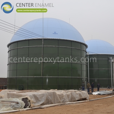 Doppel membraan dak voor fermentatiecontainers: verzegel de tank en hou biogas.