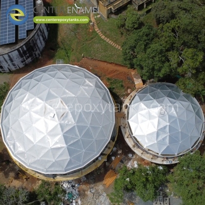 Aluminium Koepelvormig Dak voor Wateropslagtanks: Beschermt Opgeslagen Water tegen Verontreiniging