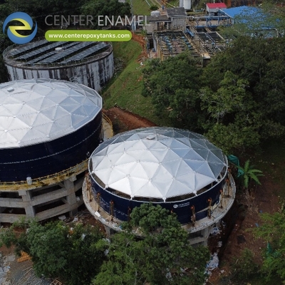 Aluminium koepeldak voor brandbestrijdingswatertanks: Zorgt voor een schone en betrouwbare watervoorziening