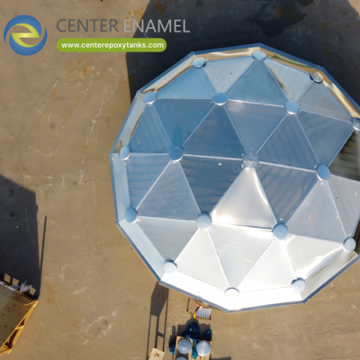 Aluminiumkoepeldak voor brandbestrijdingswatertanks: zorgt voor een schone, betrouwbare noodvoorziening