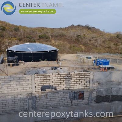 Intern drijvend dak voor gesoldeerde koolstofstaal Slop olie tanks: bevat vluchtige geuren en voorkomt verontreiniging van de atmosfeer