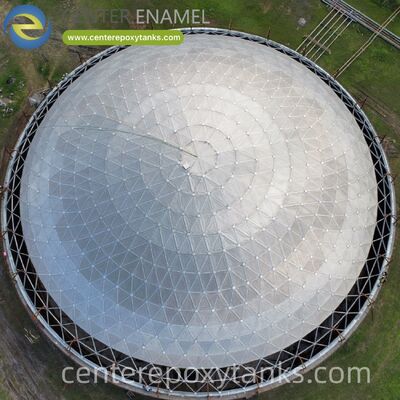 Intern drijvend dak voor gelaste koolstofstaal gemengde ruwe olie tanks: voorkomt licht-eind verlies tijdens complexe olie vermenging