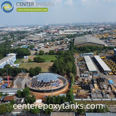 Buitenste drijvend dak voor gelaste stalen tanks voor olieopslagtanks: biedt een betrouwbare dampbarrière om productverlies te verminderen