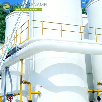 Buitenaardse zwevende dak voor gelaste lichte brandstofolieopslagtanks van roestvrij staal: vermindert het verdampingverlies bij minder viskeuze olietypen