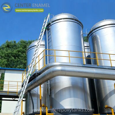 Gelaste stalen tanks voor ronde brandstofopslag: met een cirkelvormig ontwerp dat de drukverdeling en de structurele stabiliteit optimaliseert