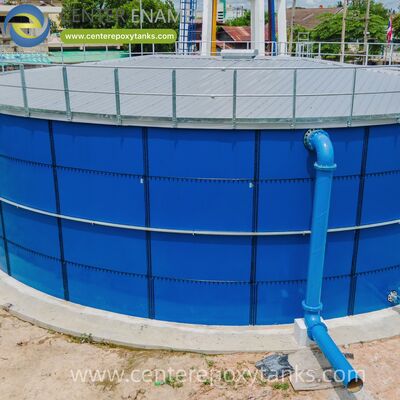 Epoxy gebonden stalen boltten als afvalwatertank voor farmaceutische toepassingen: hoogwaardige opsluiting voor complexe medische productie-afvloeiingen.