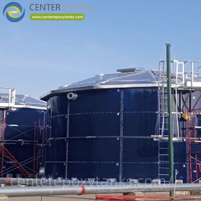 Bolted Steel Tanks as Silo Storage Tanks: Biedt een flexibele, ruimtebesparende verticale opslagoplossing voor industriële faciliteiten.