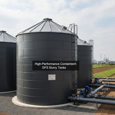 Hoogwaardige opsluiting: GFS-slurrytanks voor landbouw en industrie