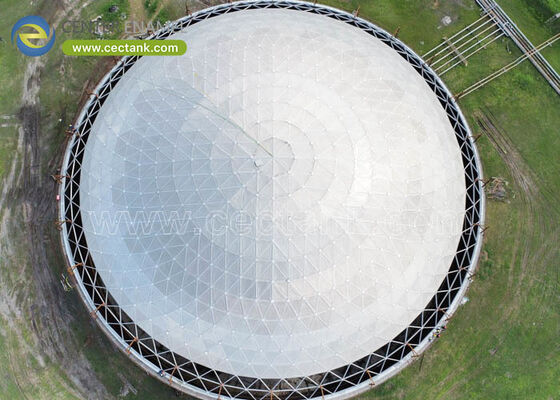 Zeer corrosiebestendig aluminium koepeldak met snelle installatie ter plaatse en vrijwel onderhoudsvrij ontwerp
