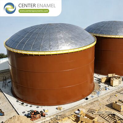 Hoog corrosiebestendig aluminium geodetisch koepel dak tank met duidelijke span ontwerp en snelle installatie