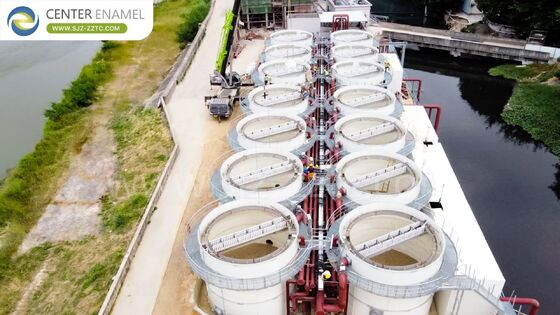 Een revolutie in de biogastechnologie: GFS-tanks+dubbel membraan dak voor afvalwater van slachthuizen in Vietnam