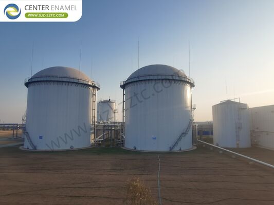 India Rundvee Mest Biogas Project Aannemer Gebruikt GFS Tanks Oplossing
