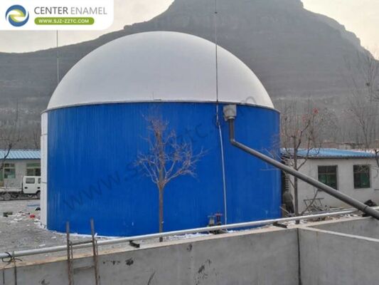 Pakistaanse aannemer van biogasproject voor veemest met behulp van GFS-tanks