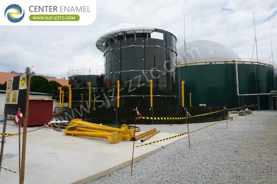 Singapore's huishoudelijk afval omzetten in biogas met premium GFS-tanks