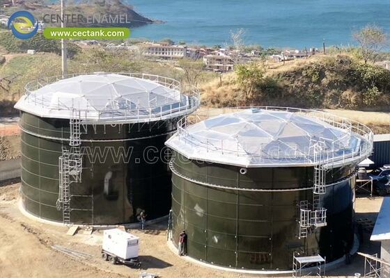 Duurzame GFS Watertanks van Glas-Gefuseerd-Staal voor 30-50 Jaar