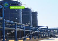 Voedingsmiddelen Bolted Steel Dry Bulk Storage Tanks For Farm Plant Blauwe kleur