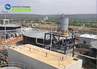 NSF-certificering Glasgevoerde staalkorrelopslag silo's geïnstalleerd voor de opslag van droge bulk