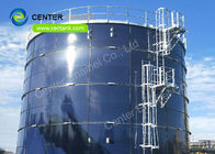 ANSI 61 Commerciële gespannen glazen gesmolten stalen tanks voor afvalwaterzuiveringsinstallaties