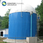 Glasgevoerde staal anaërobe verteringstank organische afvalverwerker in afvalwaterinstallatie