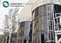 Glas beklede stalen tanks als industriële vloeistofopslagtanks Plastic vloeistofopslagtanks