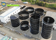 Vloeibare waterdichte gespannen stalen tanks voor opslag van bulkmateriaal